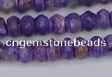 CCG116 15.5 inches 4*7mm rondelle charoite gemstone beads