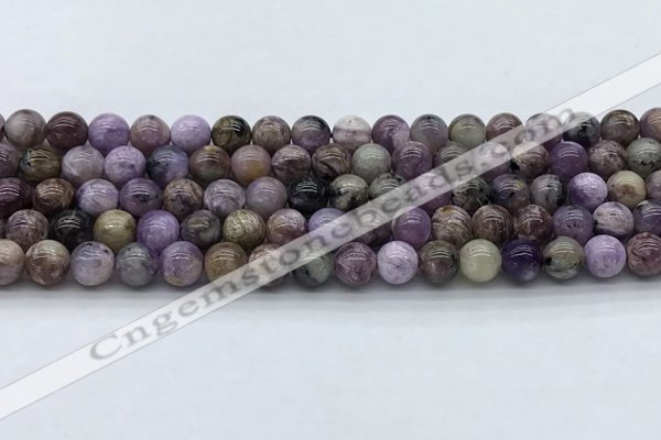 CCG132 15.5 inches 6mm round natural charoite gemstone beads