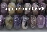 CCG136 15.5 inches 5*8mm rondelle natural charoite gemstone beads