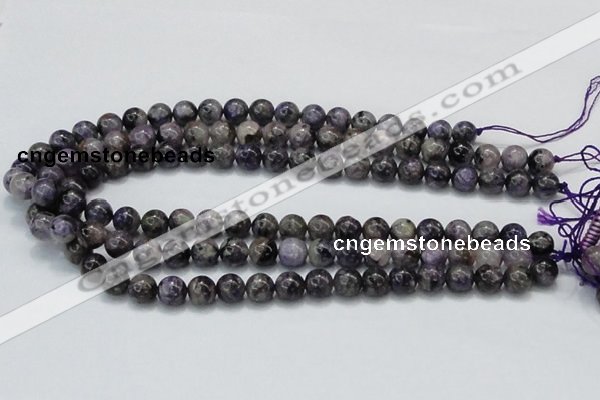 CCG21 15.5 inches 10mm round natural charoite gemstone beads