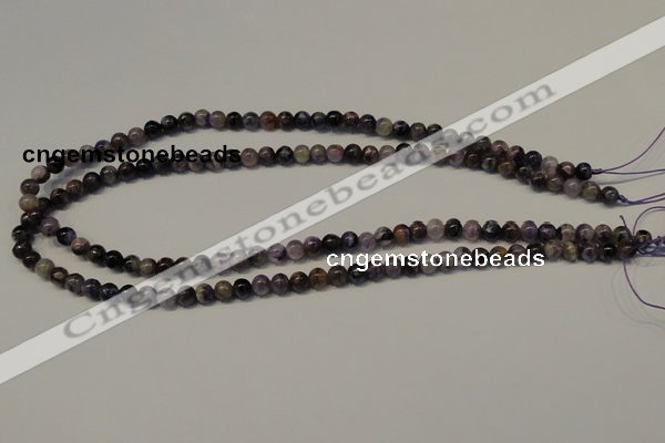 CCG25 15.5 inches 6mm round natural charoite gemstone beads