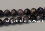 CCG26 15.5 inches 8mm round natural charoite gemstone beads