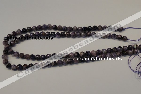 CCG26 15.5 inches 8mm round natural charoite gemstone beads