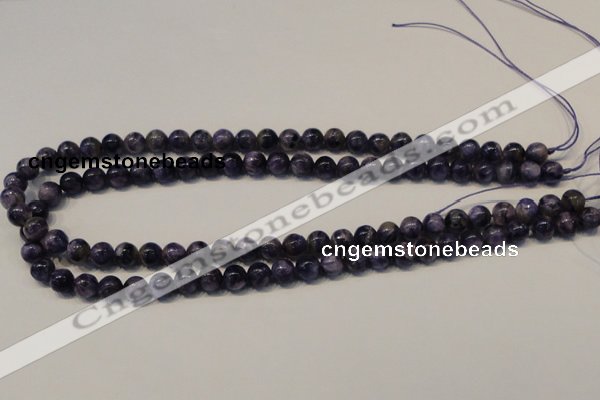 CCG31 15.5 inches 8mm round natural charoite gemstone beads