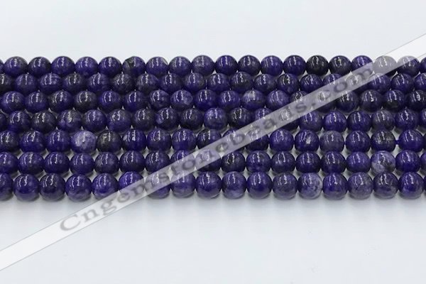 CCG315 15.5 inches 6mm round dyed charoite gemstone beads