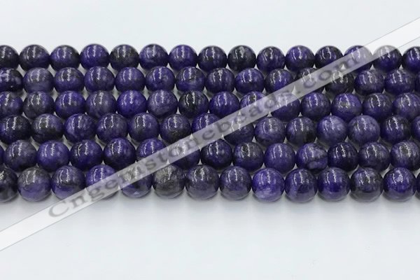 CCG316 15.5 inches 8mm round dyed charoite gemstone beads