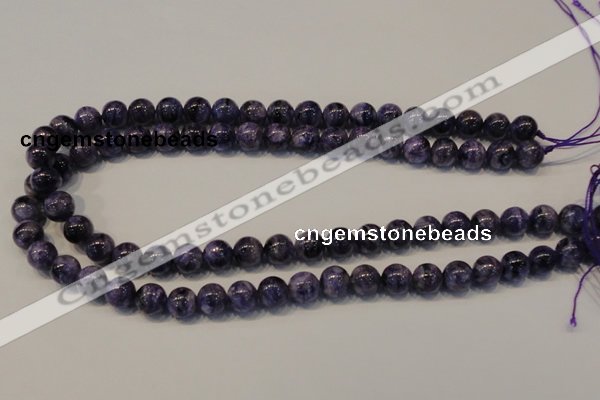 CCG32 15.5 inches 10mm round natural charoite gemstone beads