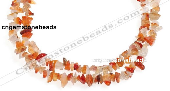 CCH06 35 inches red onyx chips gemstone beads wholesale