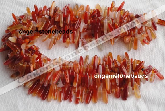 CCH07 16 inches red onyx chips gemstone beads wholesale