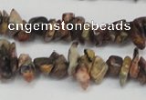 CCH204 34 inches 3*5mm red leopard skin jasper chips beads wholesale