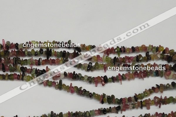 CCH212 16 inches 3*5mm tourmaline chips gemstone beads wholesale
