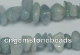 CCH215 34 inches 5*8mm aquamarine chips gemstone beads wholesale