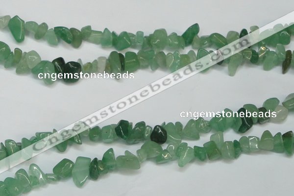 CCH221 34 inches 5*8mm green aventurine chips gemstone beads wholesale