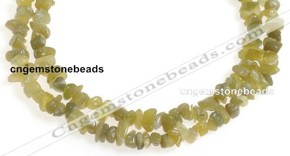 CCH23 35 inches Korea jade chips gemstone beads wholesale