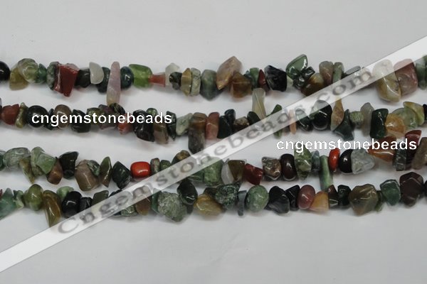 CCH230 34 inches 5*8mm Indian agate chips gemstone beads wholesale