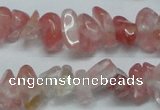 CCH237 34 inches 5*8mm cherry quartz chips beads wholesale