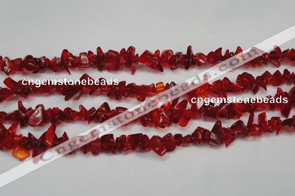 CCH238 34 inches 5*8mm synthetic crystal chips beads wholesale