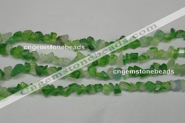 CCH239 34 inches 5*8mm synthetic crystal chips beads wholesale
