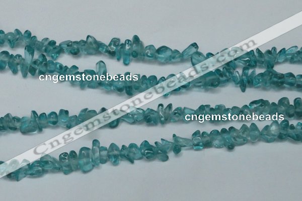 CCH254 34 inches 5*8mm synthetic crystal chips beads wholesale