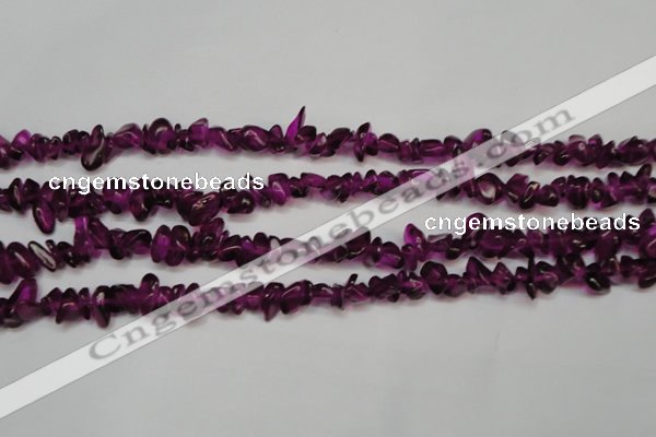 CCH259 34 inches 5*8mm synthetic crystal chips beads wholesale