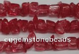 CCH262 34 inches 4*6mm synthetic crack crystal chips beads wholesale