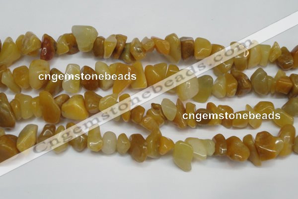 CCH271 34 inches 8*12mm yellow aventurine chips gemstone beads wholesale