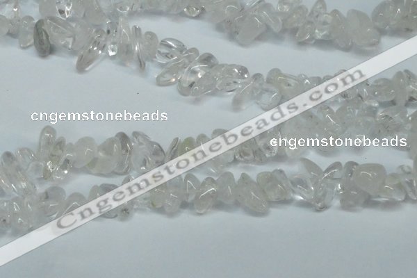 CCH290 34 inches 8*12mm white crystal chips gemstone beads wholesale