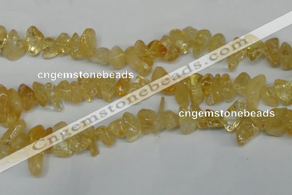 CCH292 34 inches 8*12mm citrine chips gemstone beads wholesale