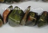 CCH296 34 inches 8*12mm unakite chips gemstone beads wholesale