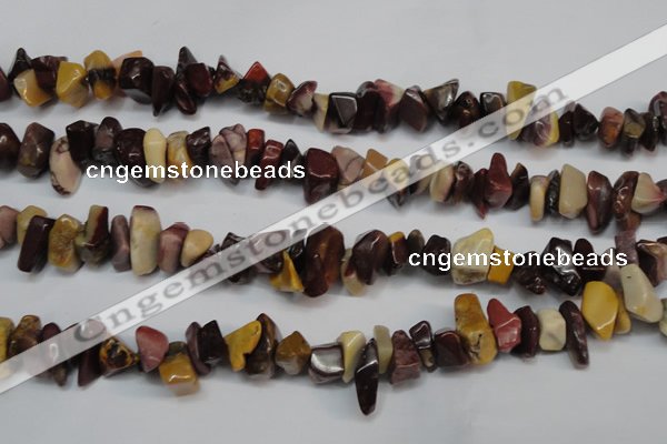 CCH297 34 inches 8*12mm mookaite chips gemstone beads wholesale