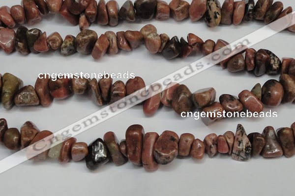 CCH298 34 inches 8*12mm rhodochrosite chips gemstone beads wholesale