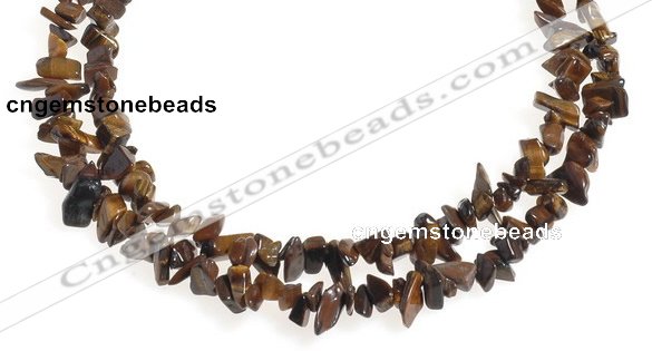 CCH30 34 inches tigers Eye chips gemstone beads wholesale