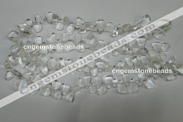 CCH310 15.5 inches 10*15mm white crystal chips gemstone beads wholesale