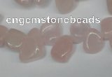 CCH311 15.5 inches 10*15mm rose quartz chips gemstone beads wholesale