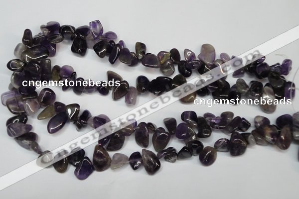 CCH316 15.5 inches 10*15mm amethyst chips gemstone beads wholesale