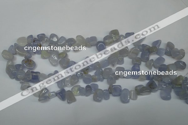 CCH322 15.5 inches 10*15mm blue chalcedony chips beads wholesale