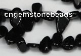 CCH332 15.5 inches 10*15mm black agate chips gemstone beads wholesale