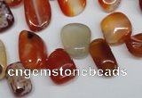 CCH333 15.5 inches 10*15mm red agate chips gemstone beads wholesale