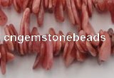 CCH400 15.5 inches 6*12mm - 8*18mm argentina rhodochrosite chips beads