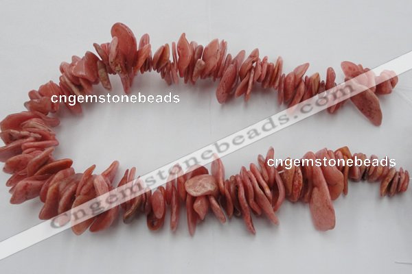 CCH401 15.5 inches 15*28mm - 18*35mm argentina rhodochrosite chips beads