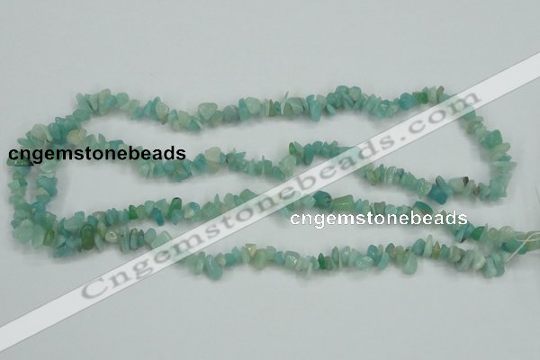 CCH45 32 inches 5*8mm amazonite chip gemstone beads wholesale