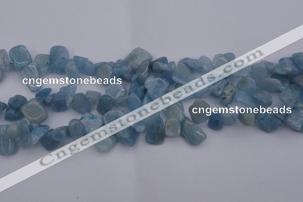 CCH610 15.5 inches 6*8mm - 10*14mm aquamarine chips gemstone beads