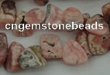CCH619 15.5 inches 6*8mm - 10*14mm rhodochrosite chips gemstone beads