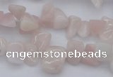 CCH626 15.5 inches 6*8mm - 10*14mm morganite gemstone chips beads