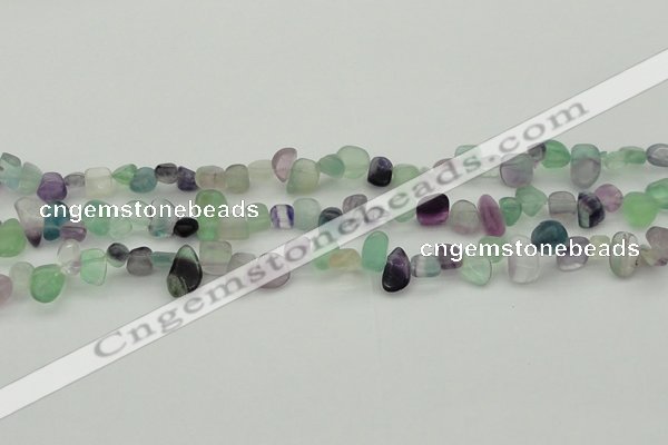 CCH635 15.5 inches 6*8mm - 10*14mm fluorite gemstone chips beads