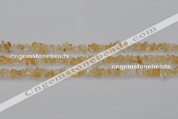 CCH655 15.5 inches 4*6mm - 5*8mm citrine gemstone chips beads