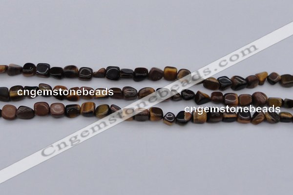 CCH670 15.5 inches 5*8mm - 6*10mm yellow tiger eye chips beads