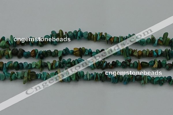 CCH678 32 inches 4*6mm - 5*8mm turquoise gemstone chips beads