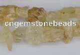 CCH708 15.5 inches 6*8mm - 10*14mm yellow topaz chips beads