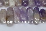 CCH710 15.5 inches 5*10mm - 5*15mm dogtooth amethyst chips beads